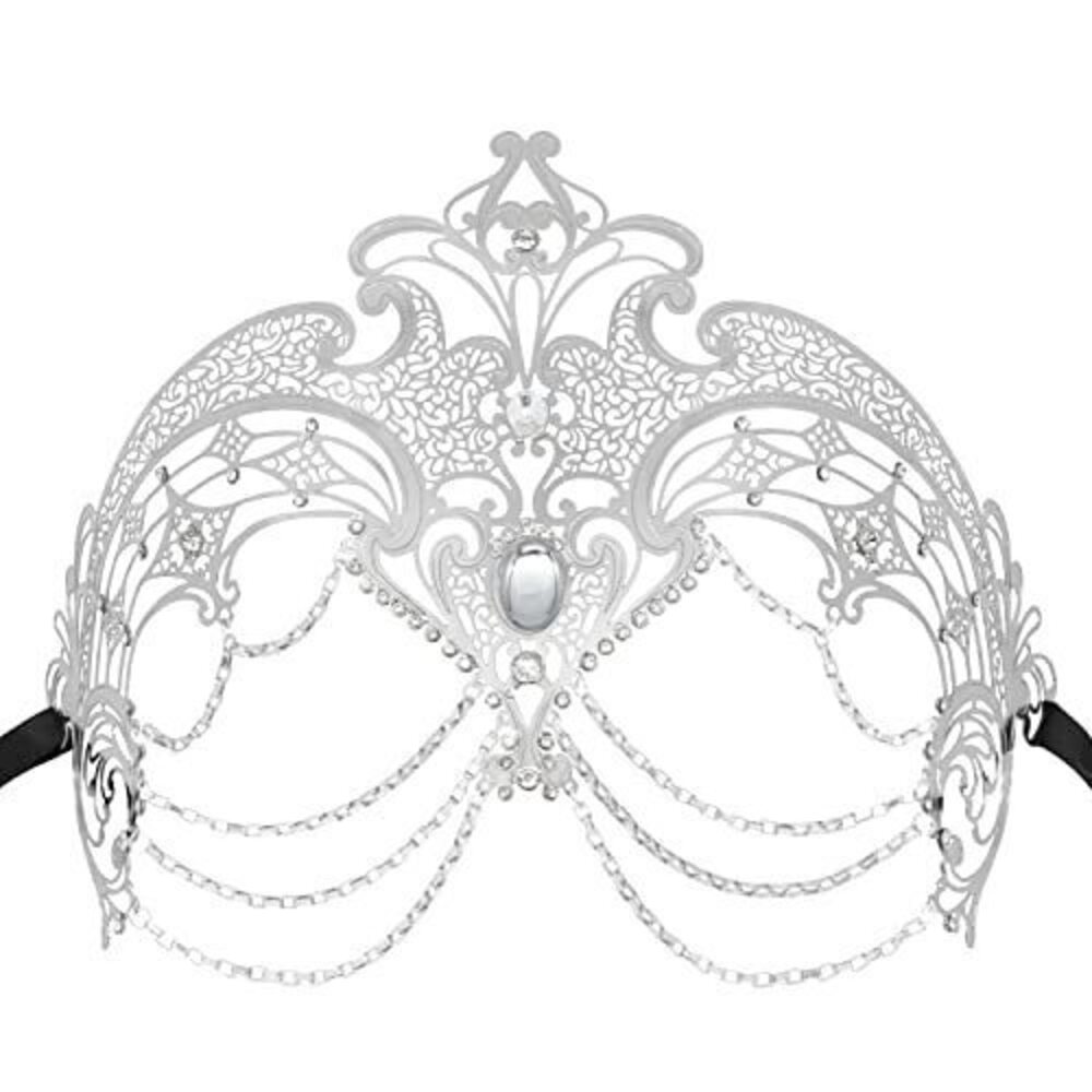2208 Venetian Mask - Metal Laser Cut Party Mask for Halloween & Mardi Gras